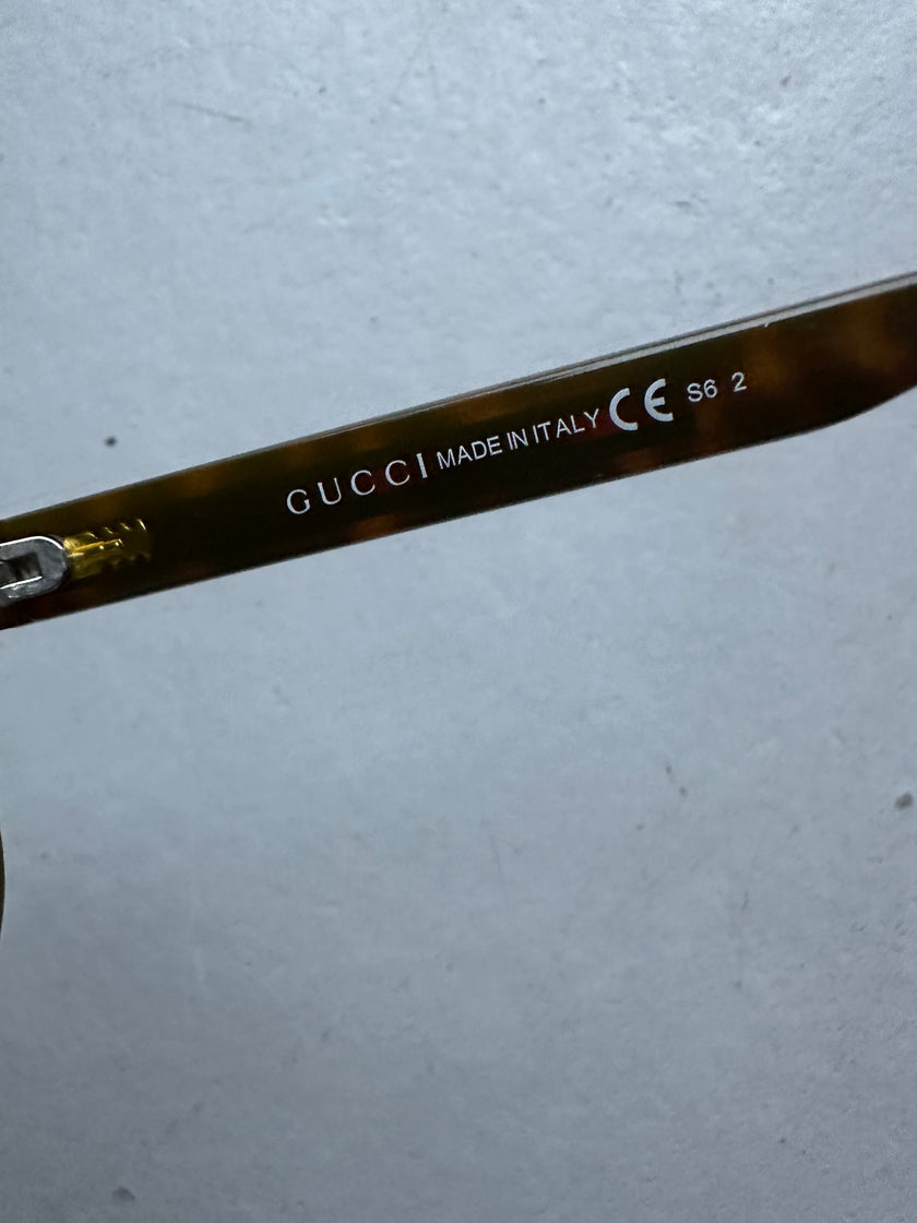 GUCCI - 2010s OVERSIZED AVIATOR SUNGLASSES