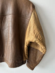 VALENTINO - early 1980s LEATHER BOMBER JACKET