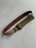 DIESEL - early 2000s LEATHER AND CANVAS BELT