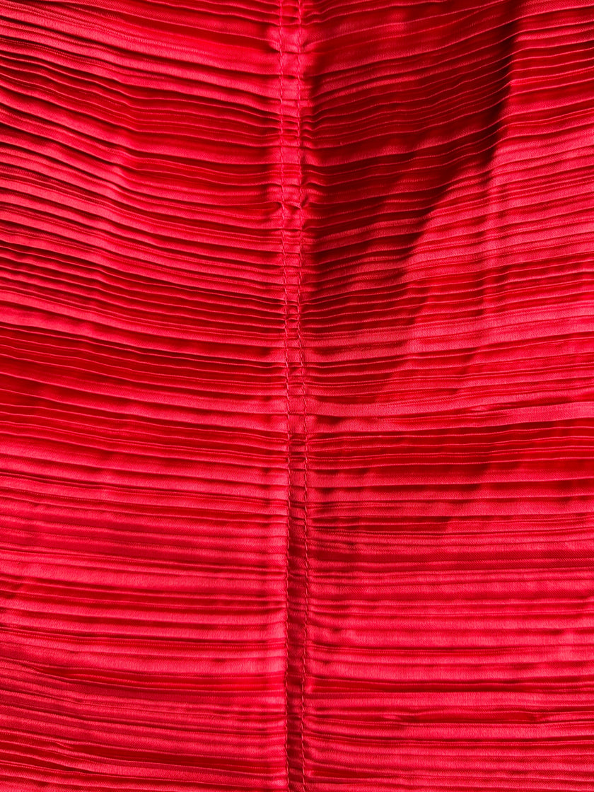 1980s PLEATS PENCIL MINI SKIRT