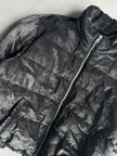 ARMANI JEANS - 2000s CROP FIT GLITTER PUFFER  BOMBER JACKET