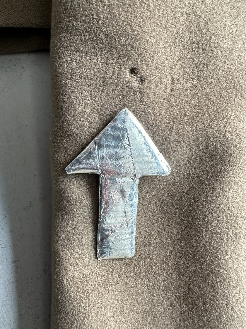 GIORGIO ARMANI - 1990s BELTED COLLARLESS COAT