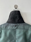 ITALIAN LABEL - 1980s NYLON BOMBER JACKET WITH SHEARLING COLLAR