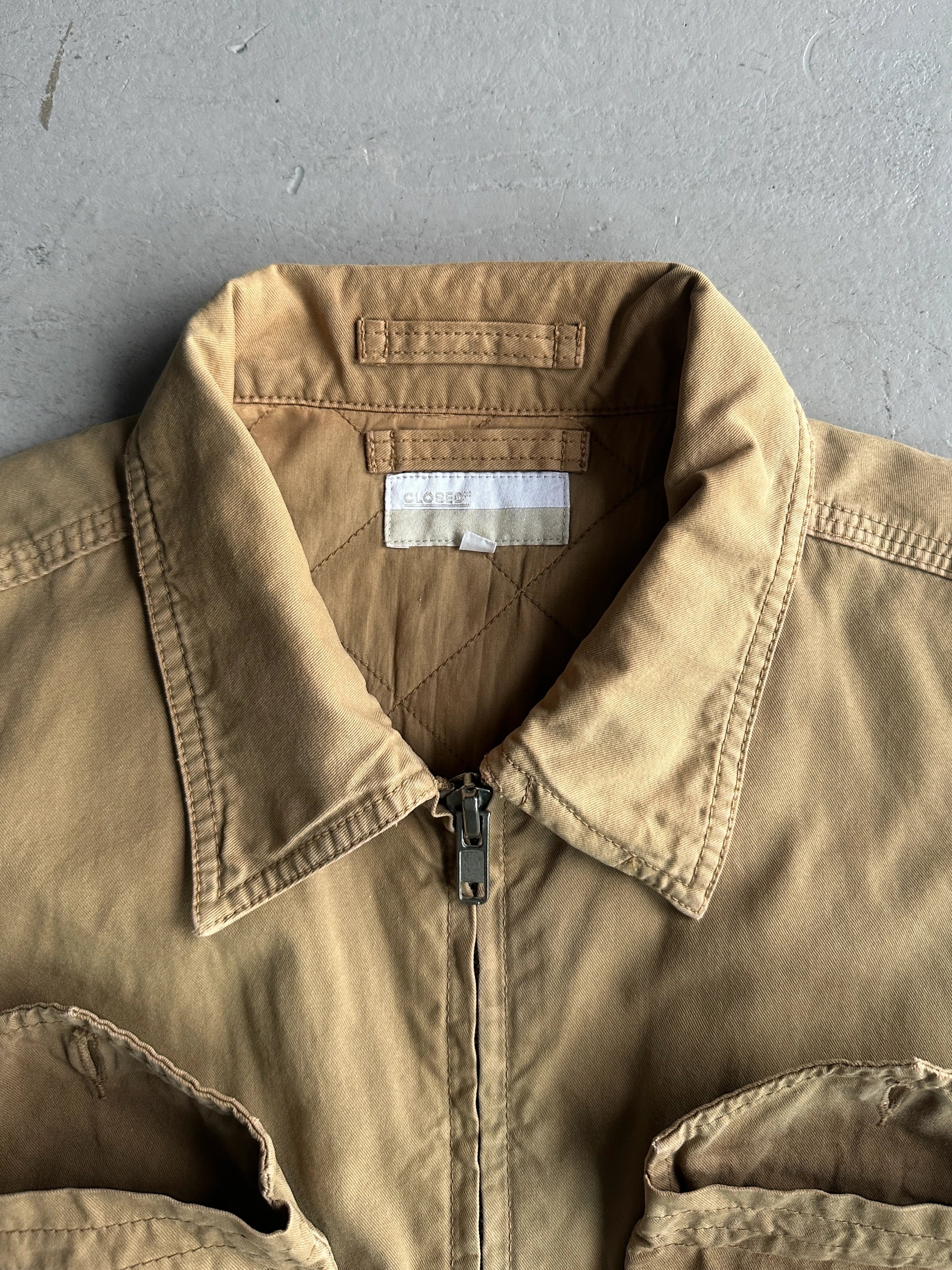 CLOSED - late 1990s FIELD JACKET WITH DOUBLE LAYER POCKETS AT CHEST