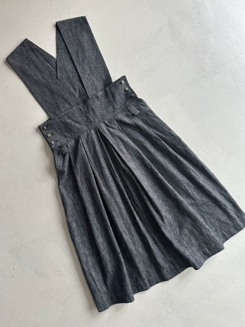 PLANTATION ISSEY MIYAKE - 1990s PLEATED SKIRT JUMPSUIT