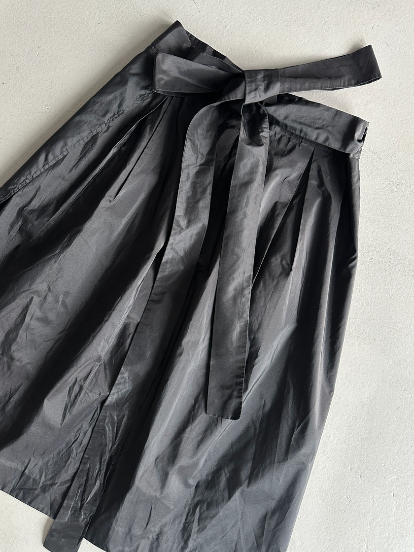 ETRO - 1990s WRAP AROUND SILK SKIRT