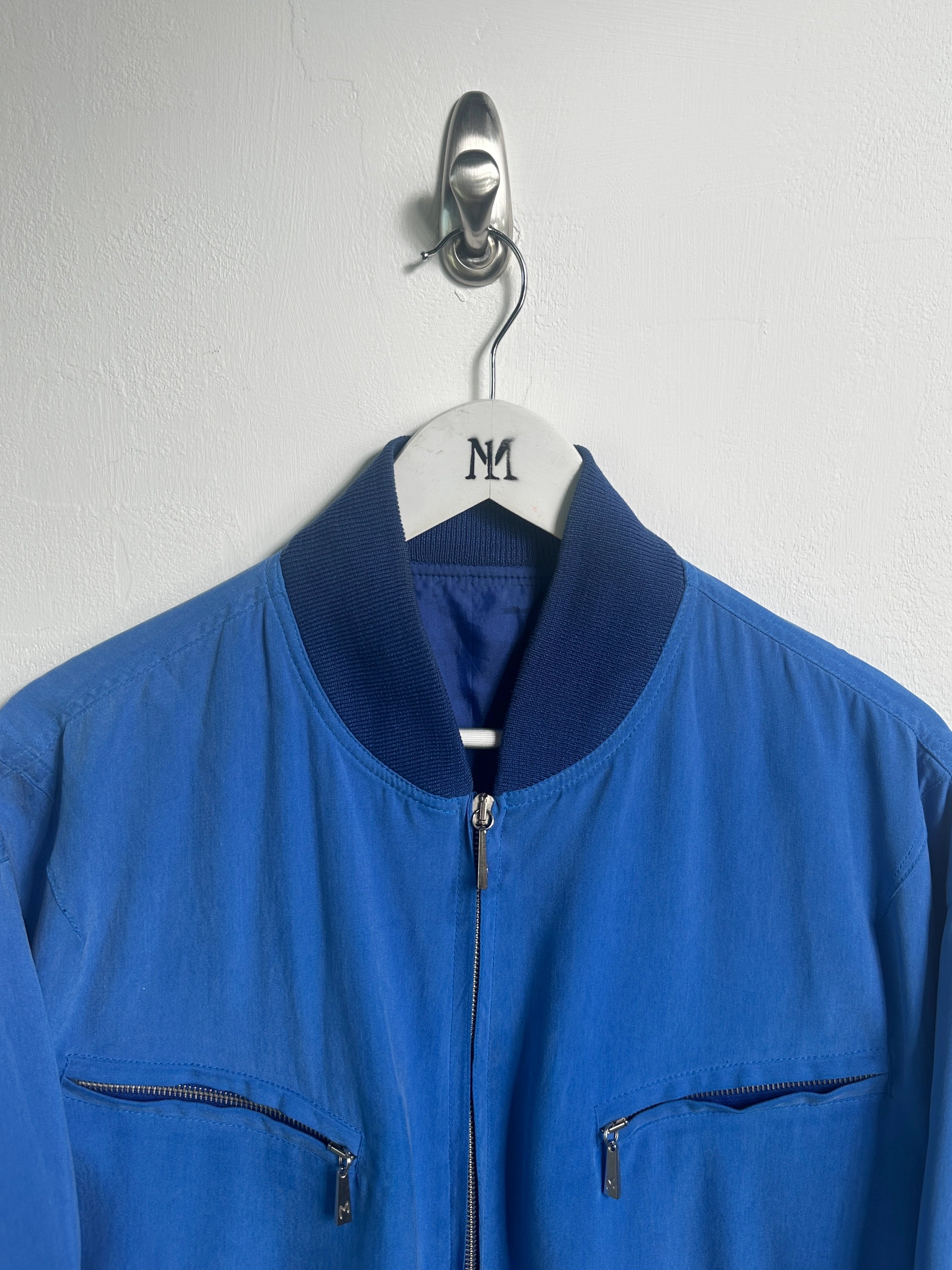 CLAUDE MONTANA - 1980s SILK BOMBER JACKET
