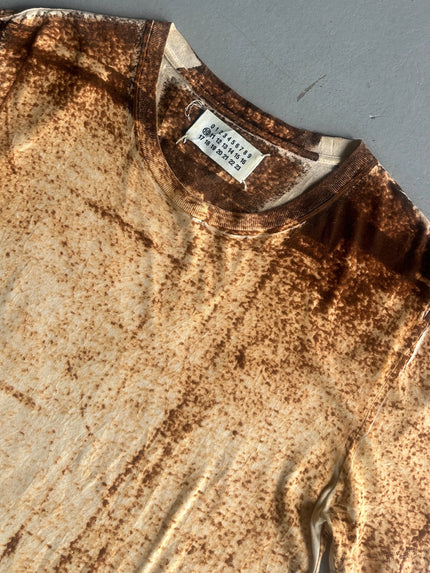 MAISON MARTIN MARGIELA - F/W 2001 ARTISANAL TROMPE L'OEIL PRINTTED T-SHIRT