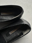 ISSEY MIYAKE - 1980s SCULPTURAL SQUARE TOE LOAFERS