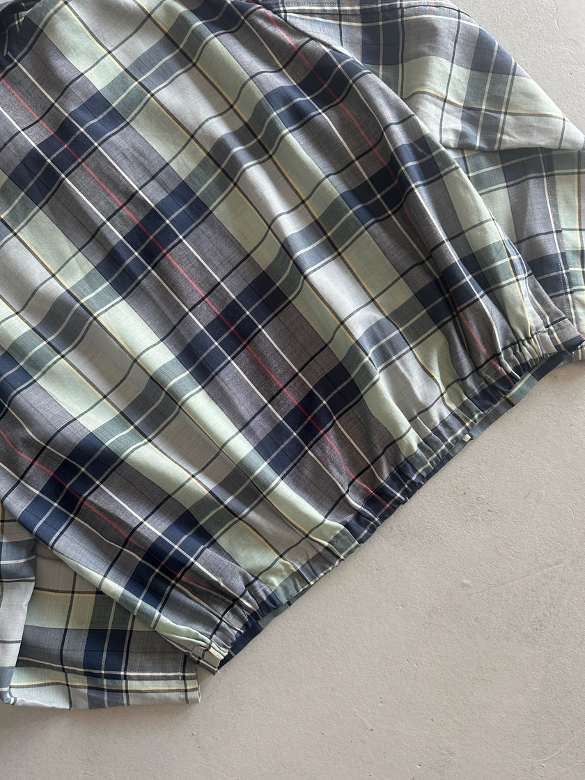 YOHJI YAMAMOTO Y's bis - 1990s CROPPED FIT CHECKED ZIP JACKET