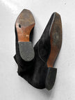 CLAUDE MONTANA X STEPHANE KÉLIAN - 1980s ARCHITECTURAL LACE UP SHOES