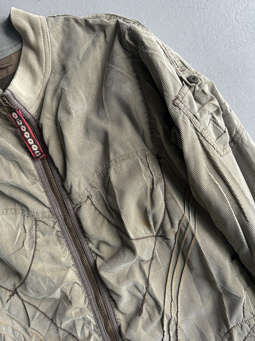 MARITHÉ + FRANÇOIS GIRBAUD - F/W 2003 LONG JACKET WITH FISHTAIL HEM