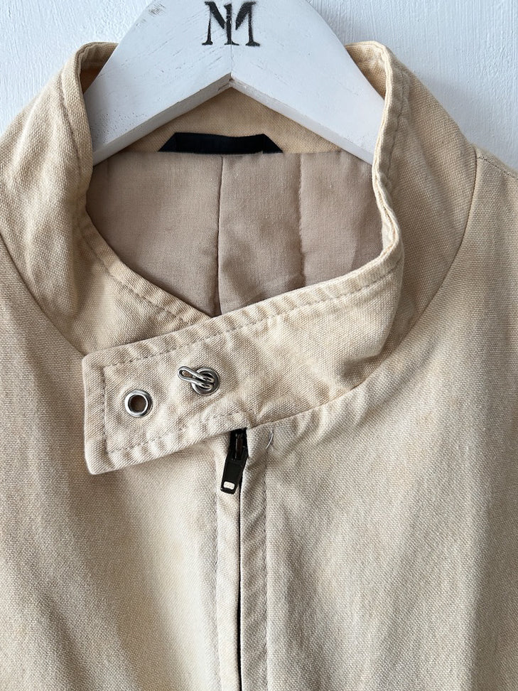 DANIELE ALESSANDRINI - early 2000s BLEACHED EFFECT BOMBER JACKET