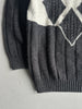 1980s ROUND NECK KNIT JUMPER