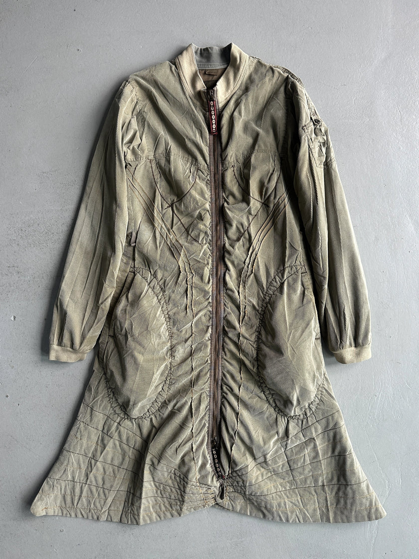 MARITHÉ + FRANÇOIS GIRBAUD - F/W 2003 LONG JACKET WITH FISHTAIL HEM