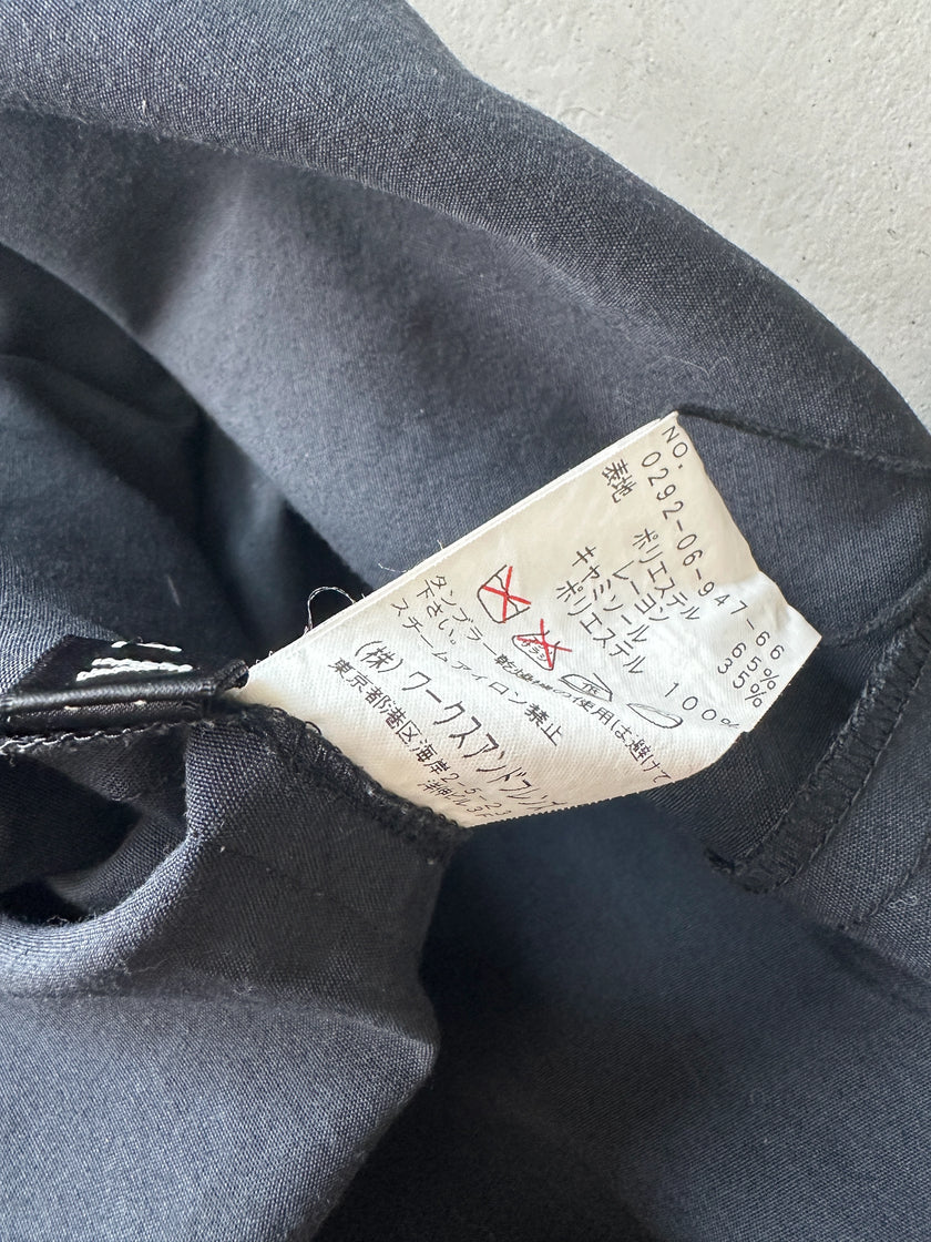 YOHJI YAMAMOTO WXYZ WORKSHOP - 1990s ASYMMETRICAL DRESS