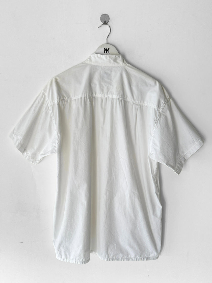 1980s SHORT SLEEVE SHIRT WITH DOUBLE BUTTON FRONT