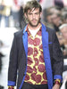 COMME DES GARÇONS - S/S 2001 LONG SLEEVE SHIRT WITH CONTRASTING FRONT PLACKET AND COLLAR