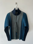 ISSEY MIYAKE - A/W 2013 PLEATED ZIPPED LONG SLEEVE TOP