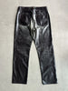 KATHARINE HAMNETT- 1980s FAUX LEATHER TROUSERS