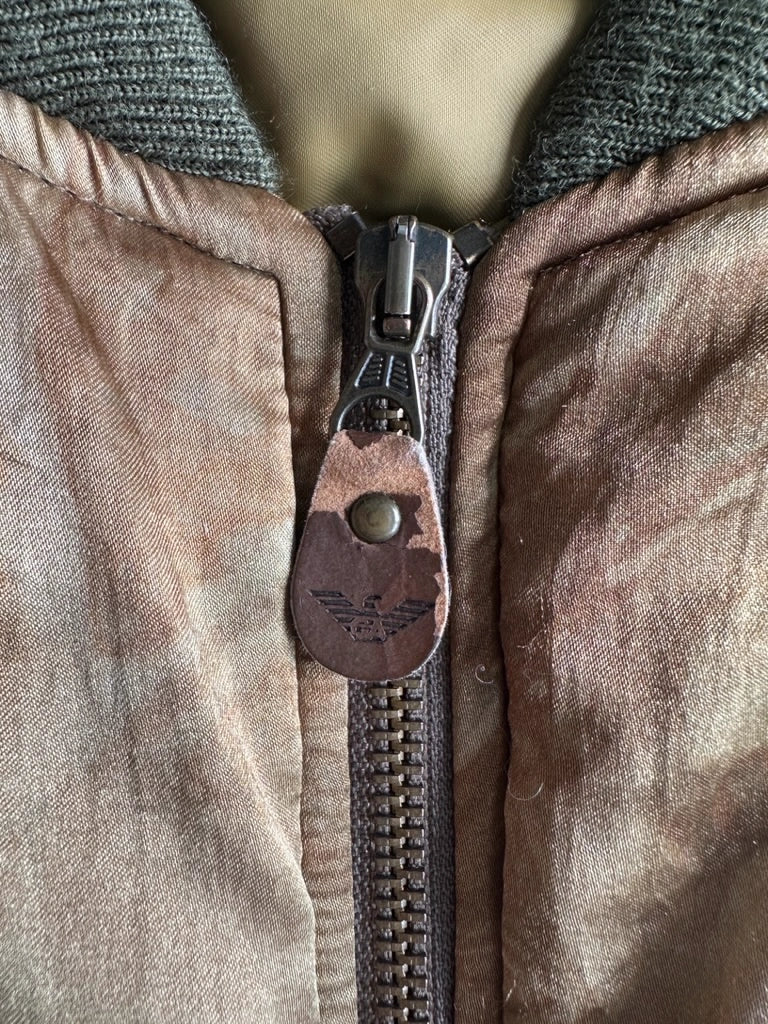 ARMANI JEANS - F/W 1988 STONE WASHED BOMBER JACKET