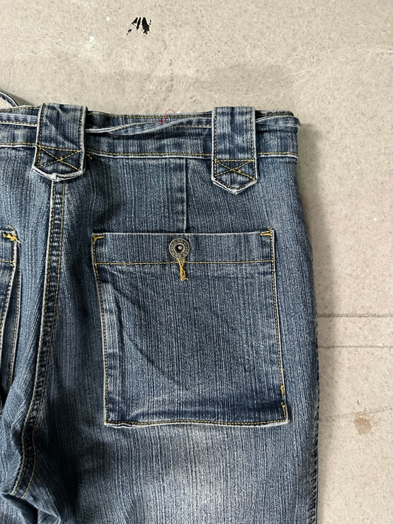 2000s JEANS WITH KNEE PAD