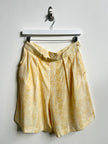 ESCADA - 1980s SILK PLEATED BERMUDA SHORTS