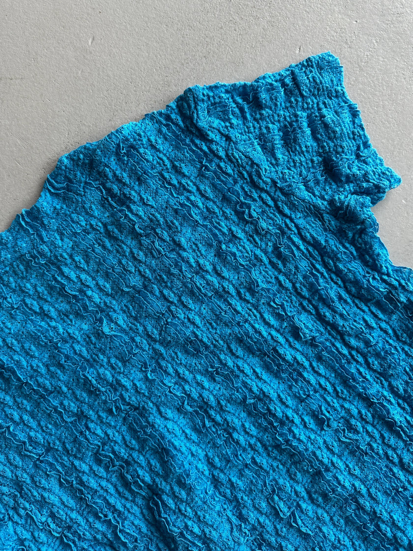 ISSEY MIYAKE HaaT - S/S 2001 LAYERED RUCHED T-SHIRT