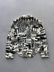 RITSUKO SHIRAHAMA - 1990s SCULPTURAL PRINTED JACKET