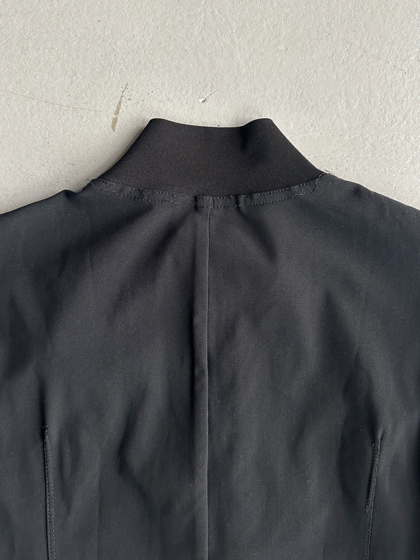 MARITHÉ + FRANÇOIS GIRBAUD - 2000s 3D FLOWER APPLIQUÉS ZIPPED JACKET