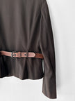 MOSCHINO - early 2000s BLAZER WITH BELTED WAIST