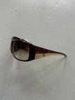 PRADA - 1990s OVERSIZED WRAP AROUND SUNGLASSES