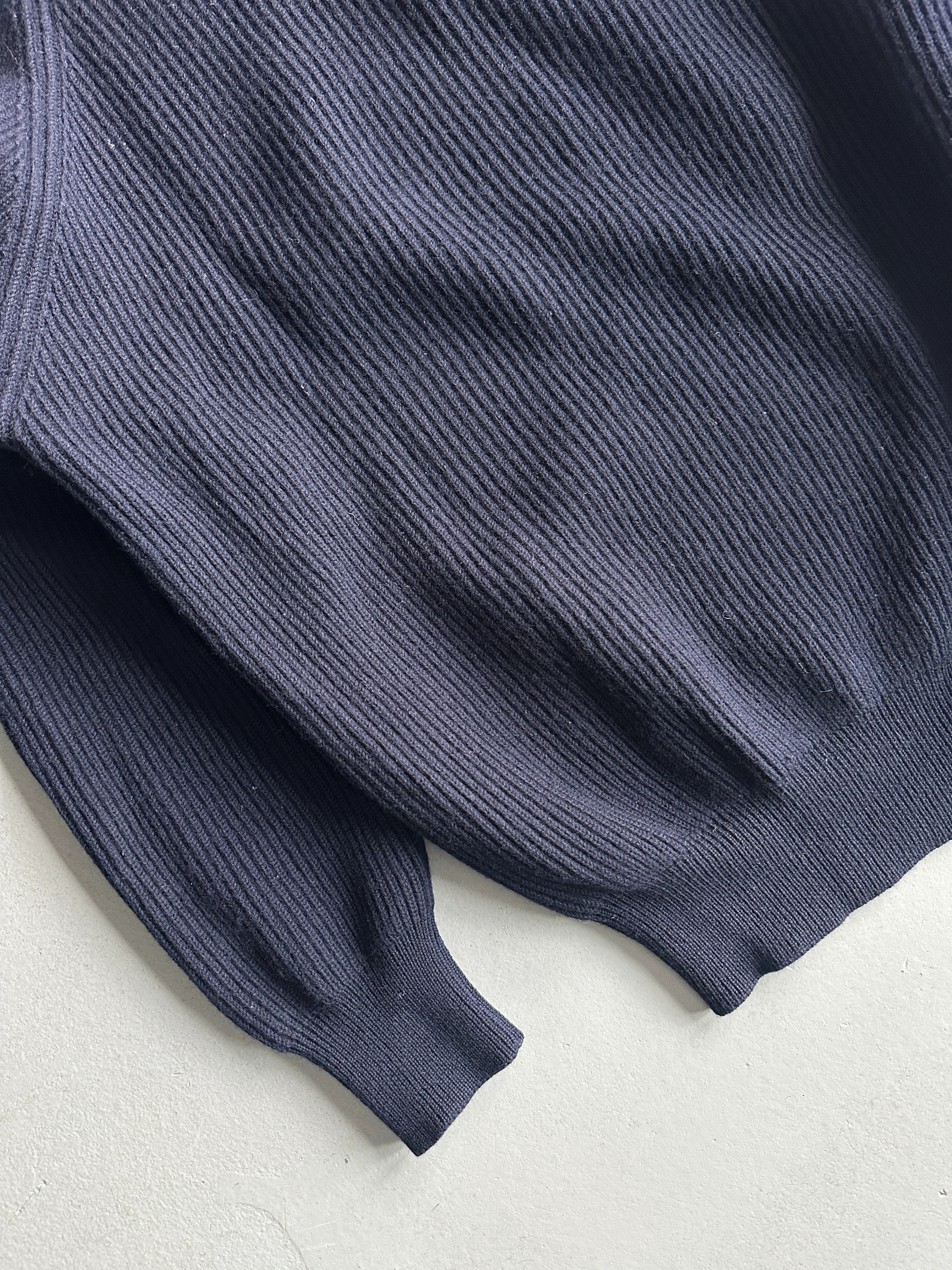 VALENTINO - 1980s MOCK NECK KNIT JUMPER