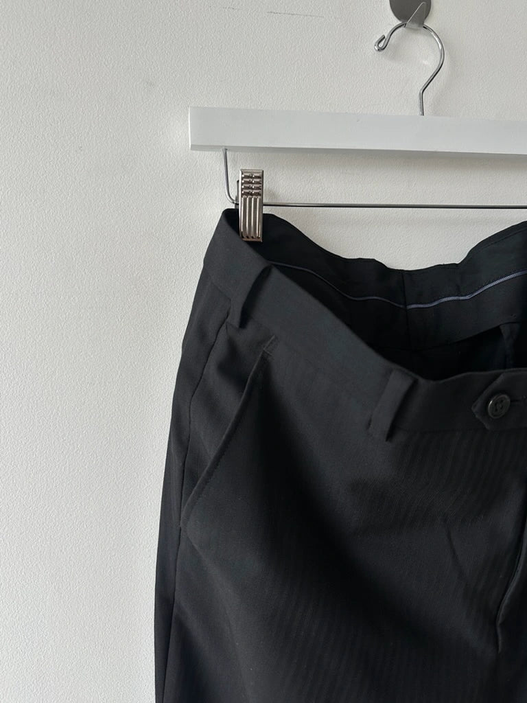 1990s PINSTRIPED TAILORED TROUSERS