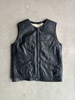 1990s SHEARLING LEATHER VEST GILET