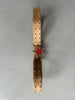 ANDREW MACKENZIE - 2000s STAR BUCKLE LOGO LEATHER BELT