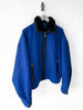 ISTANTE by GIANNI VERSACE - early 1990s CROP FIT BOMBER JACKET WITH CONTRASTING PLUSH COLLAR