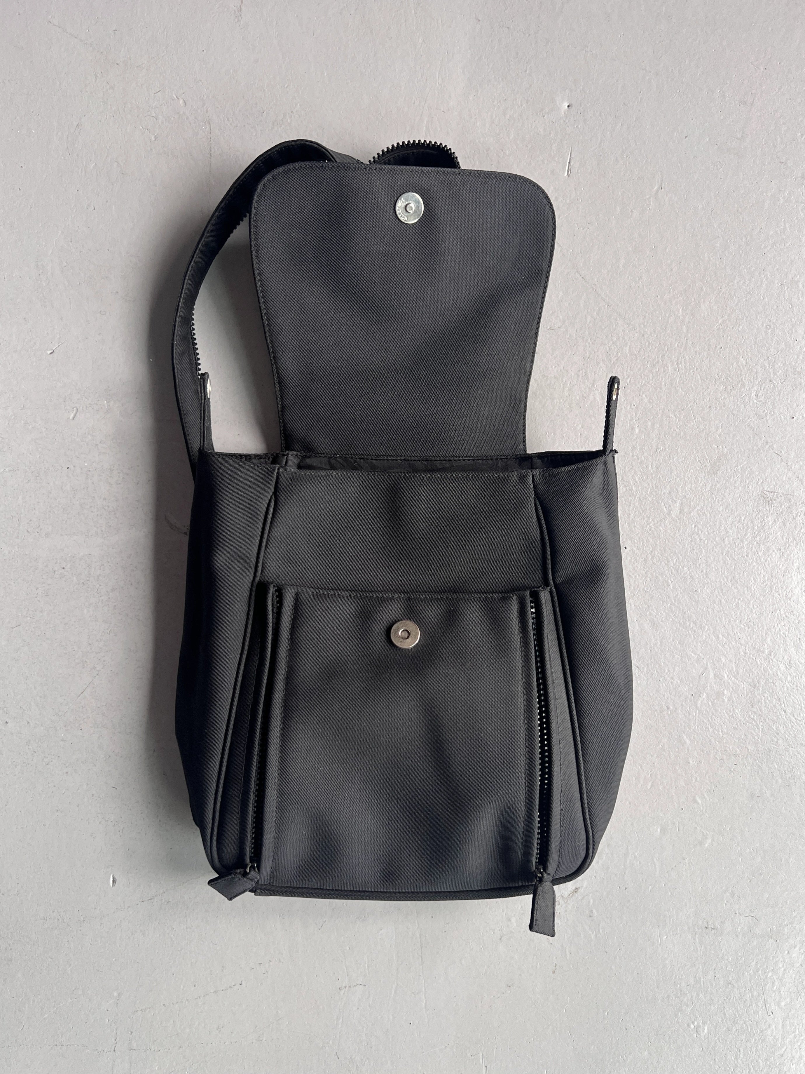 GIANFRANCO FERRÉ - 1990s ZIPPABLE STRAPS BACKPACK
