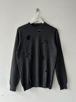 DANIELE ALESSANDRINI - 2000s CREWNECK JUMPER WITH CUT OUTS FRONT