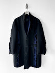 UNDERCOVER - F/W 2014 OVERSIZED DECONSTRUCTED WOOL COAT WITH RAW EDGES