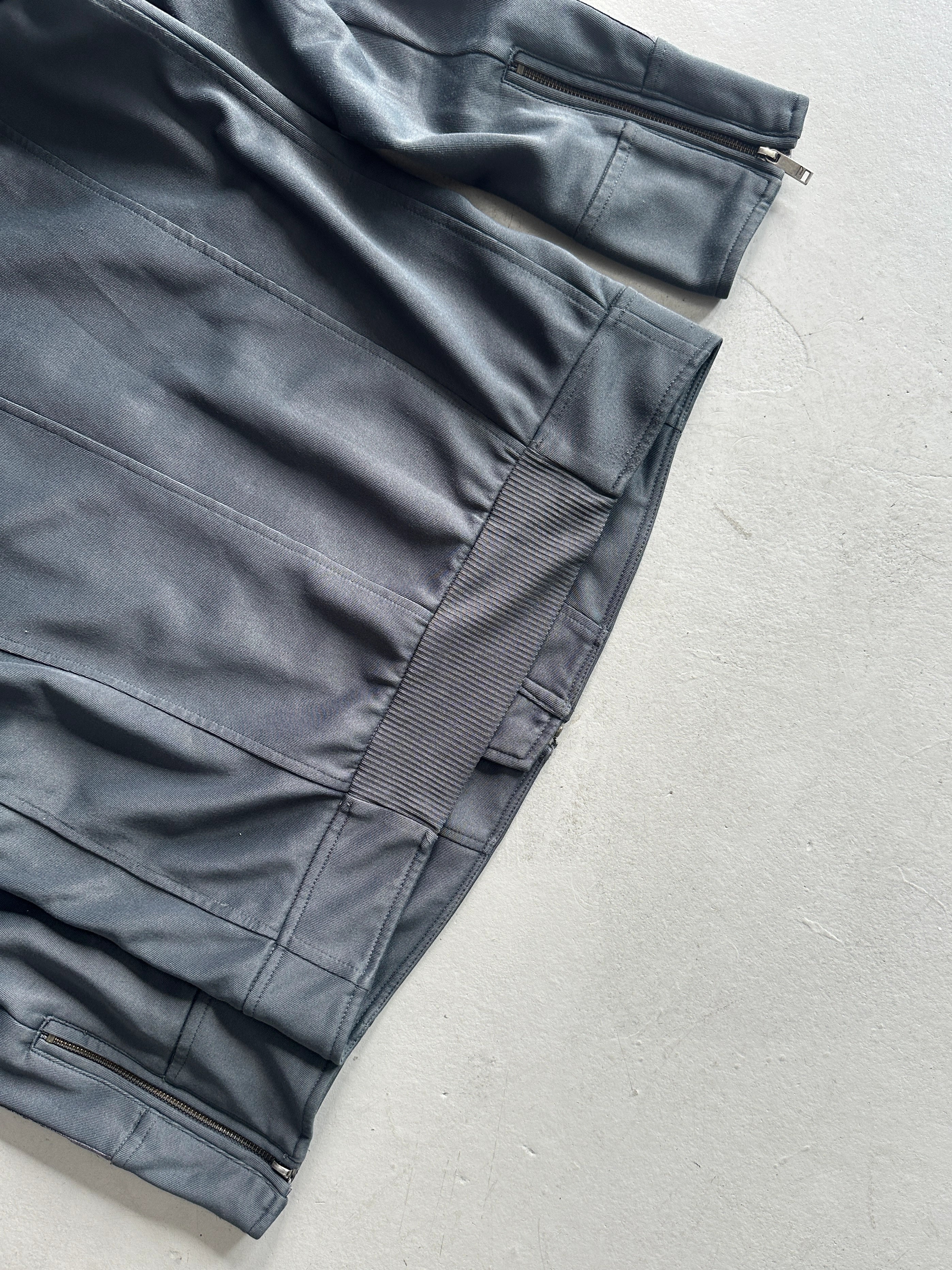 DIESEL - 2000s HOODED SWEATER WITH DIAGONAL ZIP CLOSURE