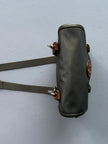 C.P. COMPANY - 1980s MESSENGER BAG WITH CONTRASTING QUILTED FRONT POCKETS
