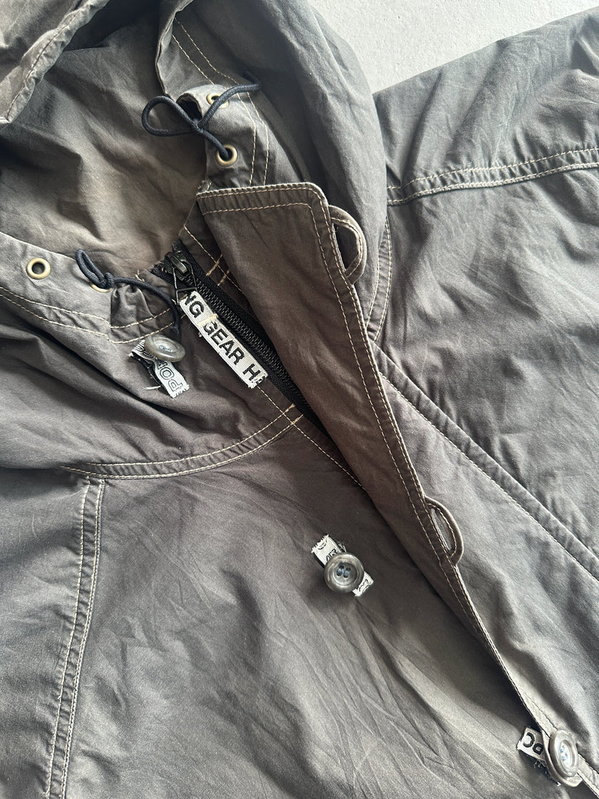 ISSEY MIYAKE HAI SPORTING GEAR - 1980s OVERSIZED PARKA JACKET