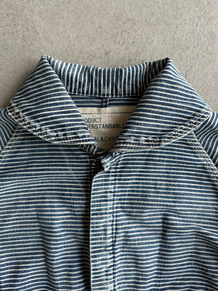 KAPITAL - 1990s BUTTON DOWN STRIPED DENIM DRESS