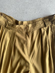 1980s HIGH WAIST PLEATED BERMUDA SHORTS