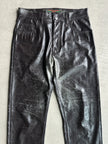 KATHARINE HAMNETT- 1980s FAUX LEATHER TROUSERS