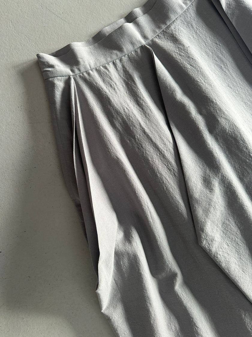 ISSEY MIYAKE - 1980s ARCHITECTURAL HIGH WAIST MAXI SKIRT