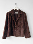 ISSEY MIYAKE - F/W 1998 SHAGGY TEXTURE BUTTONED BLAZER