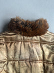 ARMANI JEANS - F/W 1988 CROPPED FIT JACKET WITH FUR COLLAR