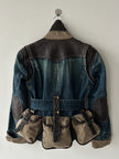 DSQUARED2 - F/W 2004 WRAP AROUND POCKETS FITTED DENIM JACKET
